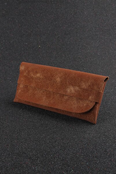 By Marine Θήκη γυαλιών Tan Faux Leather Cover - 24gklfsnr01