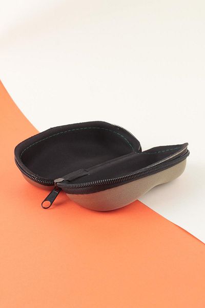 By Marine Zippered Glasses Case Khaki