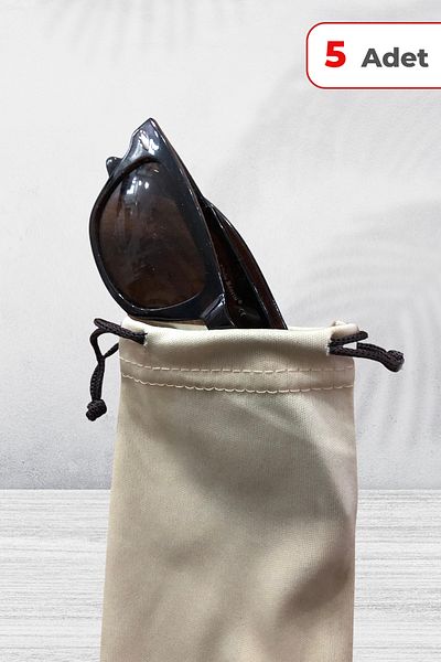 Silvio Monetti Glasses Pouch with String Phone Pouch 5 Pieces Provides Protection Against Scratches and Dust Pouch5ade