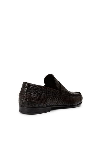 Deery Ανδρικά Loafer Παπούτσια από γνήσιο δέρμα καφέ