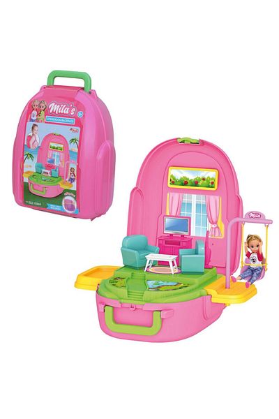 a v d a Mila's Backpack - Living Room, Dollhouse Set (Not a Product)
