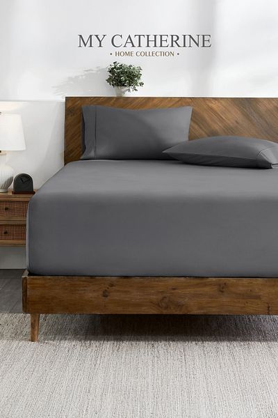My Catherine 100% Cotton Combed Cotton Fabric - Single Double and Oversized Fitted Sheet