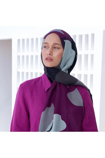 Perla Scarf & More شال كوريت أبستراكت موردوم