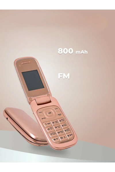 JAXEL Rose Kapaklı Hızlı Arama Özellikli Tuşlu Cep Telefonu