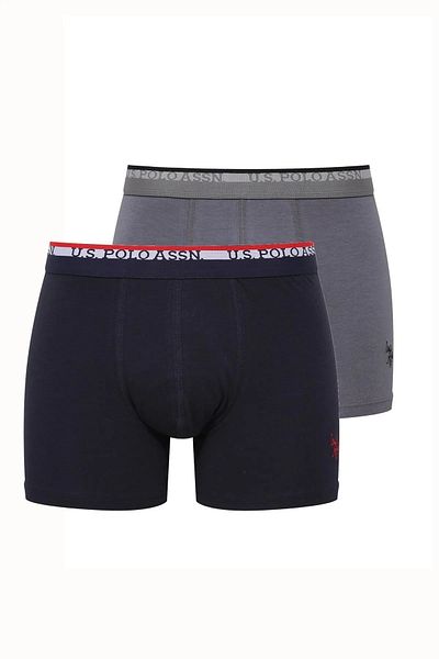 U.S. Polo Assn. Πόλο Ασν. 80489 Ανδρικό Modal 2-Pece Boxer-Navy Blue&Anthracite