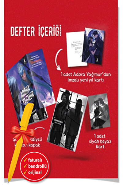 İndigo Kitap Alfa Kalem+Adora Yağmur Okuma Günlüğü-YENİ-İndigo Kitap