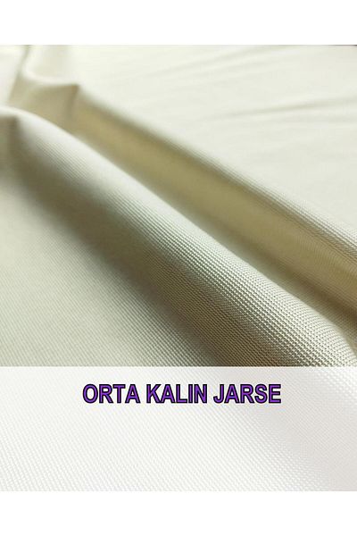 Kumaş Parça Γυαλιστερό Τσόκερ Τζέρσεϊ σε Μπεζ Χρώμα (Πλάτος 140 cm x Μήκος 285 cm)