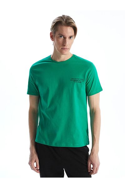 LC Waikiki Σετ ανδρικές πιτζάμες LCW ECO Green Standard Fit