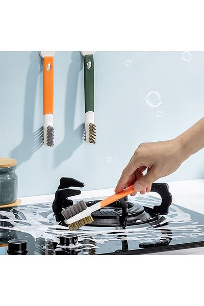 ACTIVEHOME Double Head Kitchen Cleaning Brush Top Scrubber Sink Gas Decontamination Cleaning Tools