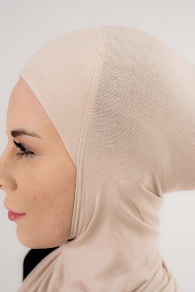 Şalcenneti.com Practical Ninja Hat with Neck Collar – Skin Color, Non-Slip, Anti-Sweat, Flexible, Daily Use |   Shal Paradise