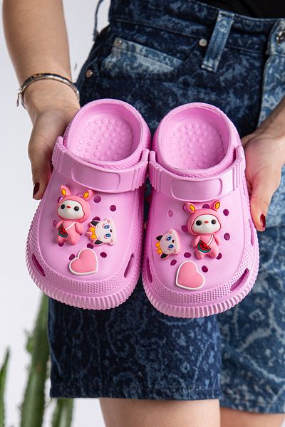 PLN SHOES Παιδικές παντόφλες με 3D Emoji λεπτομέρειες Sabo - Με άνετη σόλα και υψηλής κλίμακας