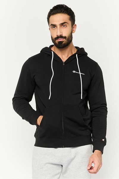 Champion Men Comfort Fit Long Sleeves Training Sweatshirt, Black