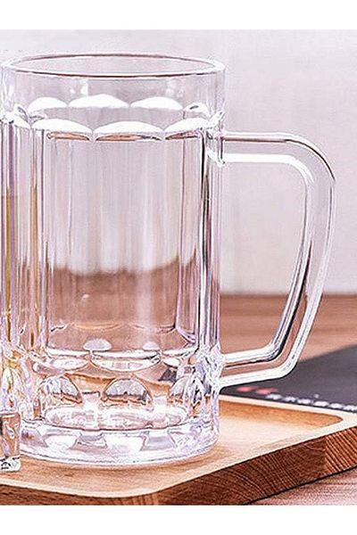 Paşabahçe Pub Bar with Handle 430 Glass of Beer with 2 CC
