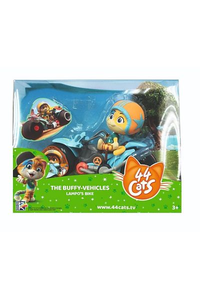 Toys 44 CATS SET LAMPO FIGURE WITH MOTORCYCLE