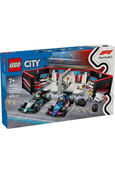 Lego City GARAJ F1 SI MASINI MERCEDES-AMG SI ALPINE 60444