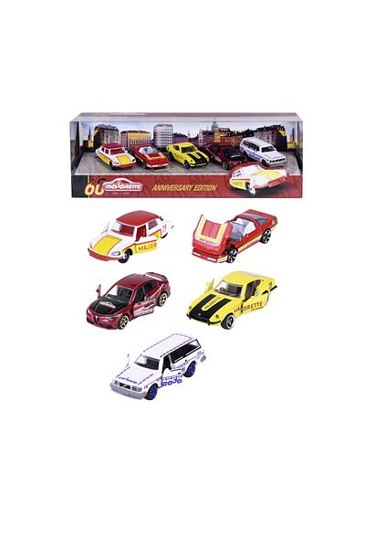 Majorette METAL CARS 60TH ANNIVERSARY PACKAGE 5 CARS