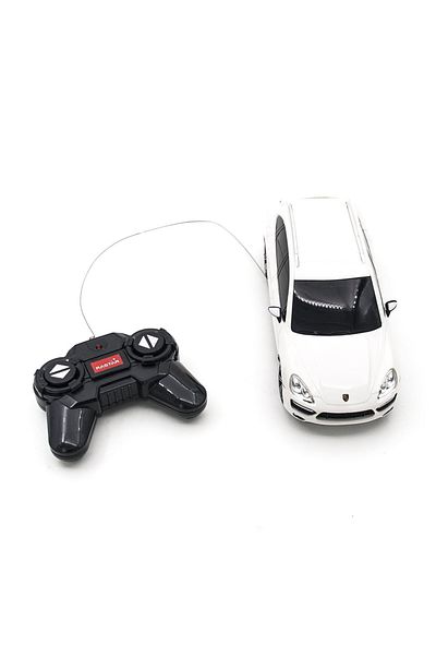 Rastar Remote Control Car Porsche Cayenne Turbo White 1:24 Scale