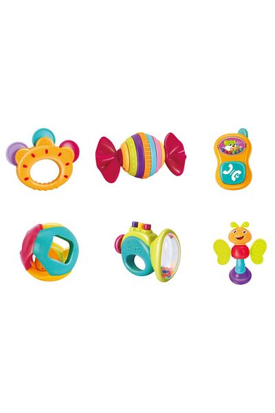 Jucarii Bebe Set of 6 Baby Rattles