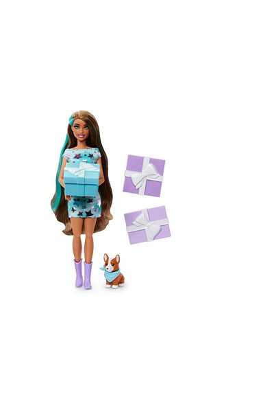 mattel BARBIE PAPUSA PARTY UNBOXED REVEAL BRUNETA