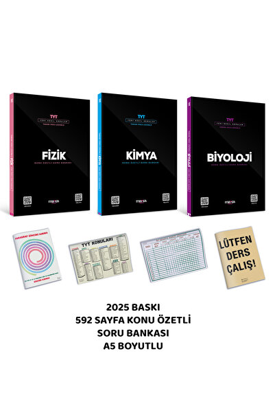 Marka Yayınları TYT FİZİK KİMYA BİYOLOJİ KONU ÖZETLİ SORU BANKASI SETİ 2025 2026
