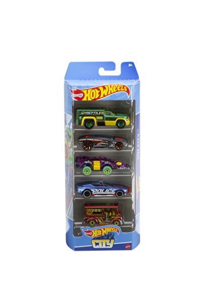 Evelise SET 5 MASINI HOT WHEELS CITY