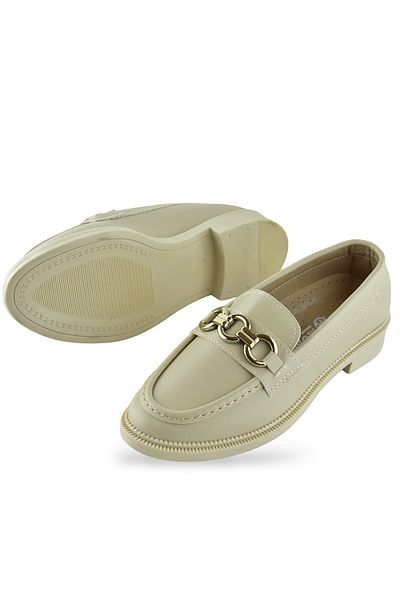 ISPARTALILAR 284S Comfortable Sole Buckle Casual Women's Ballerinas - Laofer Morgül Women's Shoes