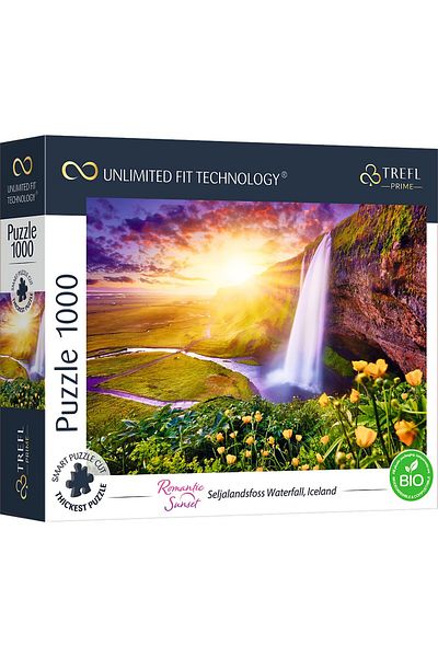 Trefl Puzzle Uft 1000 Cascada Seljalandsfoss Islanda