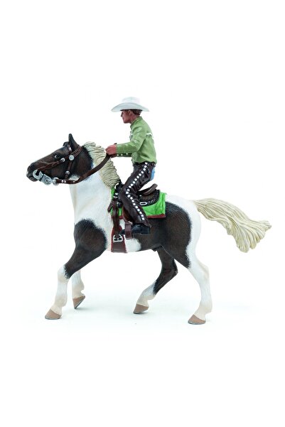 Papo COWBOY AND HIS HORSE FIGURINE