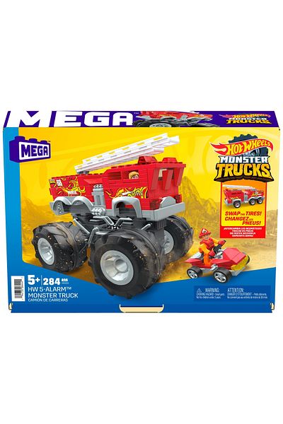 mattel HOT WHEELS MONSTER TRUCK MEGA SET CONSTRUCTIE 5 ALARM