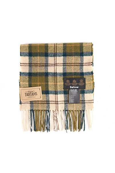 Barbour Unisex Tartan Yün Atkı (%100 LAMBSWOOL) Tn51 Ancient Tartan