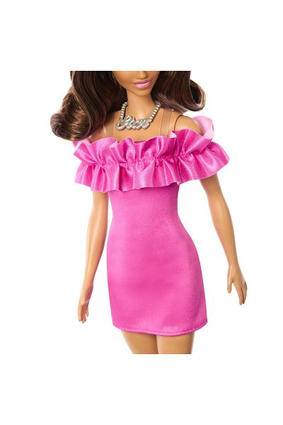mattel BARBIE FASHIONIST SATIN DOLL WITH PINK DRESS