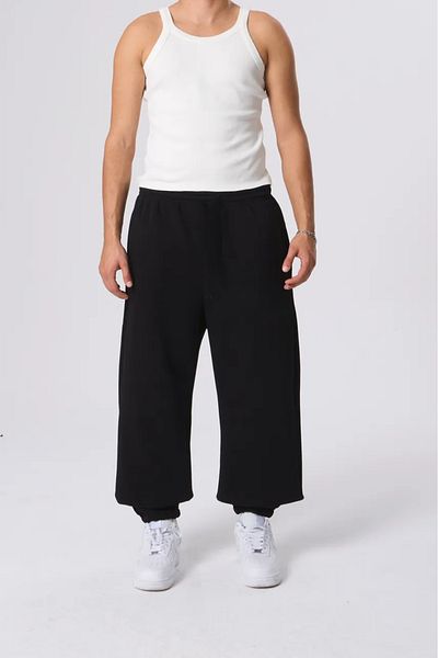 vladivosto Μεγάλο μέγεθος Loose Fit Ψηλόμεσο Unisex Oversize Φούτερ Μαύρο Γκρι Ανθρακί