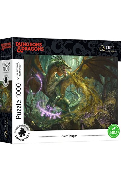 OEM Trefl UFT 1000 Puzzle Dungeons Dragons Dragonul Verde