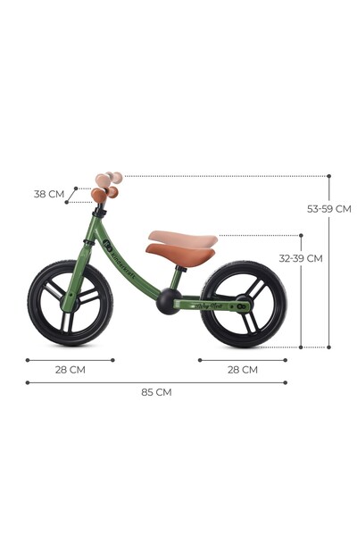 Kinderkraft BICICLETA FARA PEDALE, KINDERKRAFT - 2WAY NEXT, PORTOCALIU, 12INCH, ΑΝΟΙΧΤΟ ΠΡΑΣΙΝΟ