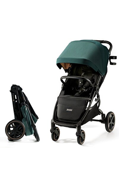 Kinderkraft SPORTS STROLLER, ULTRA COMPACT, MITZY, 0-22 KG, JADE GREEN