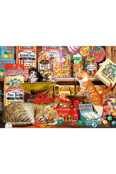 Trefl Puzzle 1000 Pisici Si Dulciuri