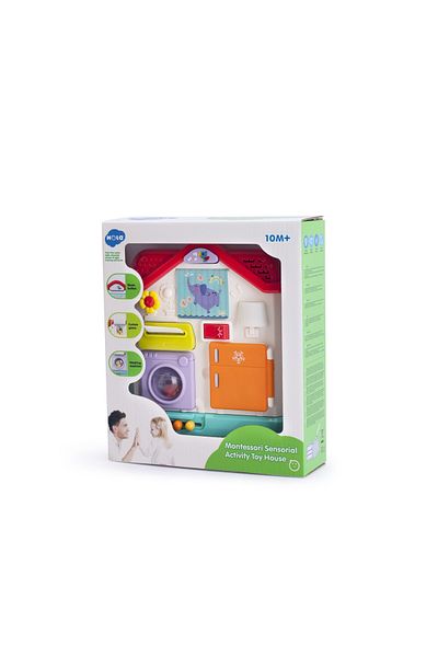Jucarii Bebe MONTESSORI SENSORY ACTIVITY TOY HOUSE