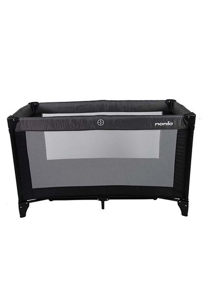 TEAM TEX NANIA SODA TRAVEL BED, 2 LEVELS, GREY