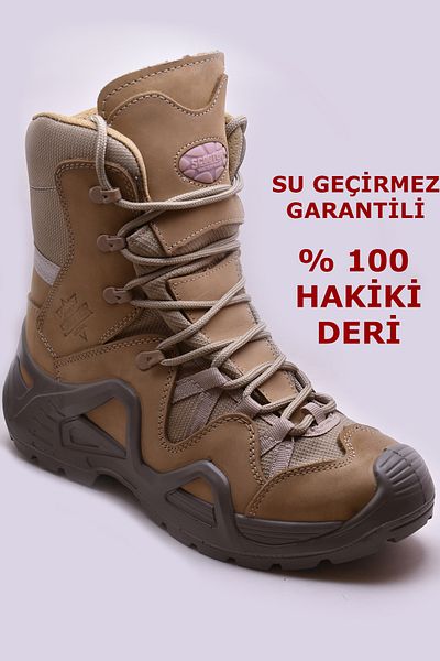 Scooter 1490 Cizme militare pentru bărbați din piele impermeabilă ortopedică (40-45)