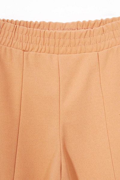 zepkids Mink Color Girl's Trousers with Spanish Leg Slit Detail