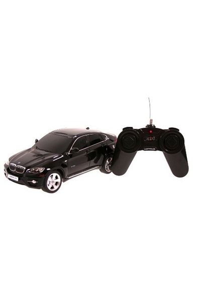 Rastar MASINA CU TELECOMANDA BMW X6 NEGRU CU SCARA 1 LA 24