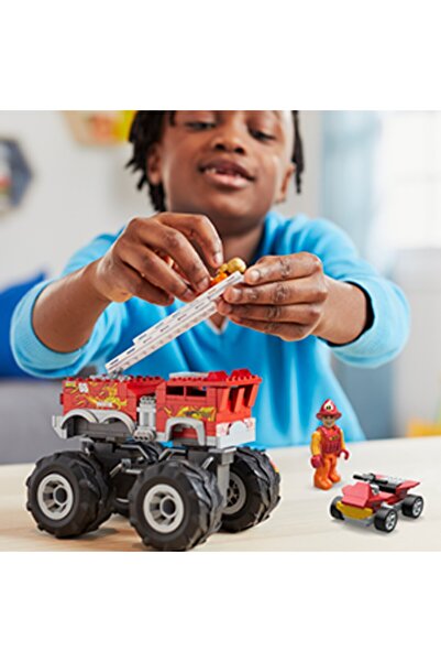 mattel HOT WHEELS MONSTER TRUCK MEGA SET KONSTRUKCE 5 ALARM