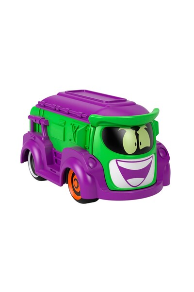 mattel FISHER PRICE BATWHEELS KOVOVÉ AUTO ŽERTIČKA JOKEROVA DODÁVKA 1:55