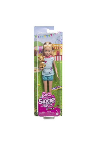 mattel BARBIE DOLL SET STACIE AND THE PET DOG