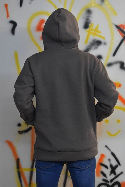 ISPARTALILAR 090 Γυναικεία ανδρική κουκούλα Fleece Ανδρικά Fleece Γυναικεία Fleece Cold Proof Oversize 3 κλωστών Άνετη εφαρμογή