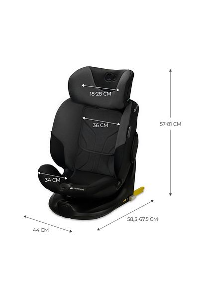 Kinderkraft SCAUN AUTO KINDERKRAFT I-FIX, I-SIZE 40-150 CM, GRAPHITE BLACK