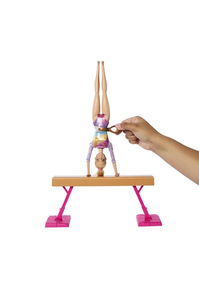 mattel BARBIE PAPUSA BARBIE MŮŽETE BÝT GIMNASTA BLONDA