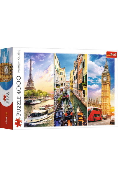 Trefl PUZZLE 4000 TRAVEL TO EUROPE