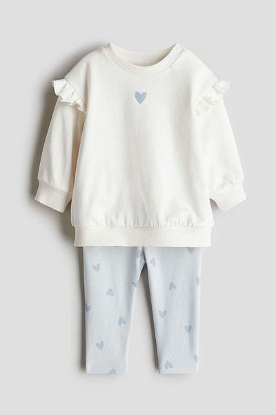 H&M 2-piece Sweatshirt And Leggings Set