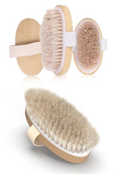 tafce Natural Horsehair Cellulite Brush